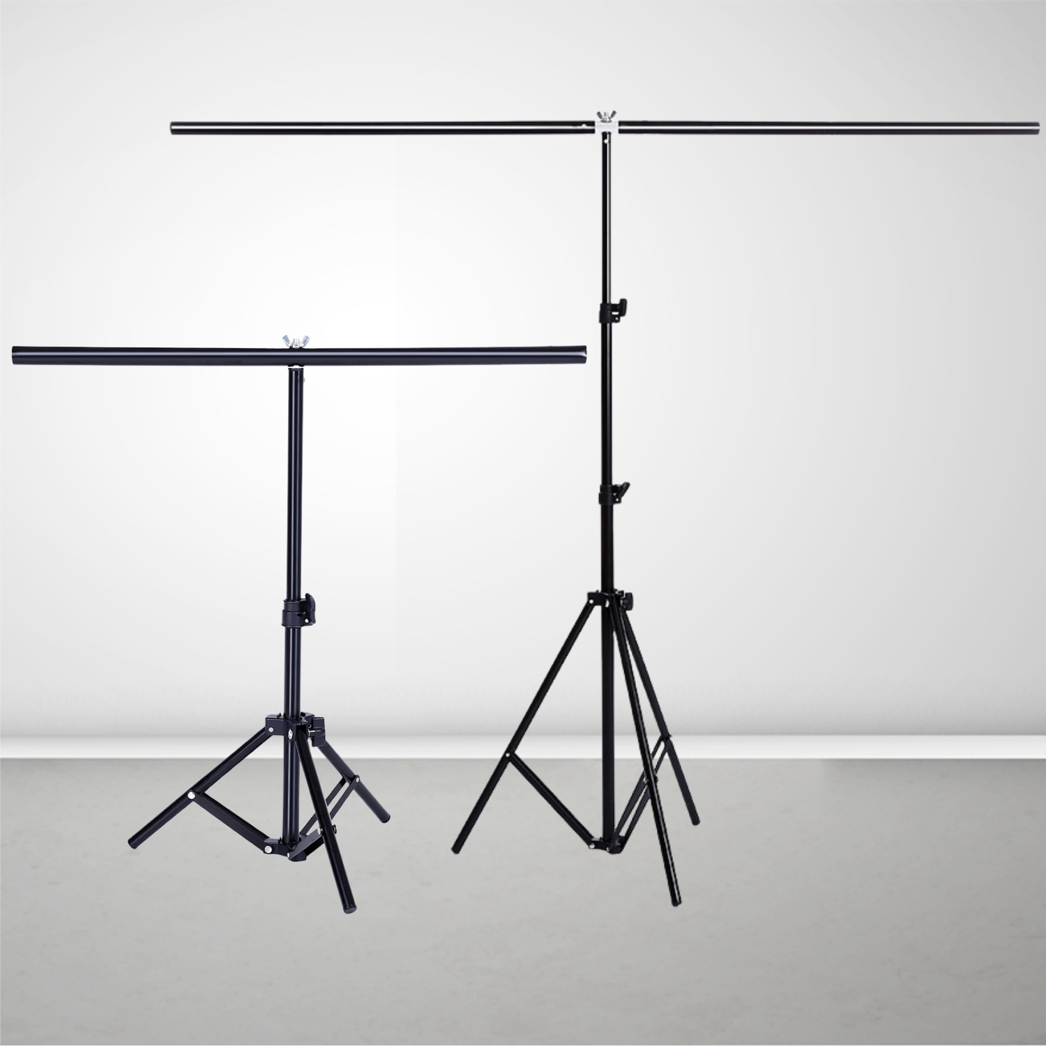 Backdrop Stand Kit - Photography PVC Backdrop Background Support Stand