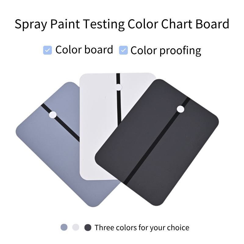 Color Checker Card - 50pcs of Thin Iron Plate Spray