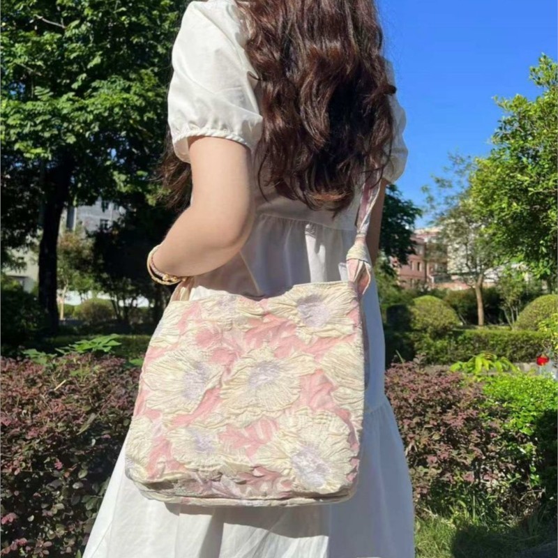 Photography Trend - Ins Style Retro Floral Shoulder Bag