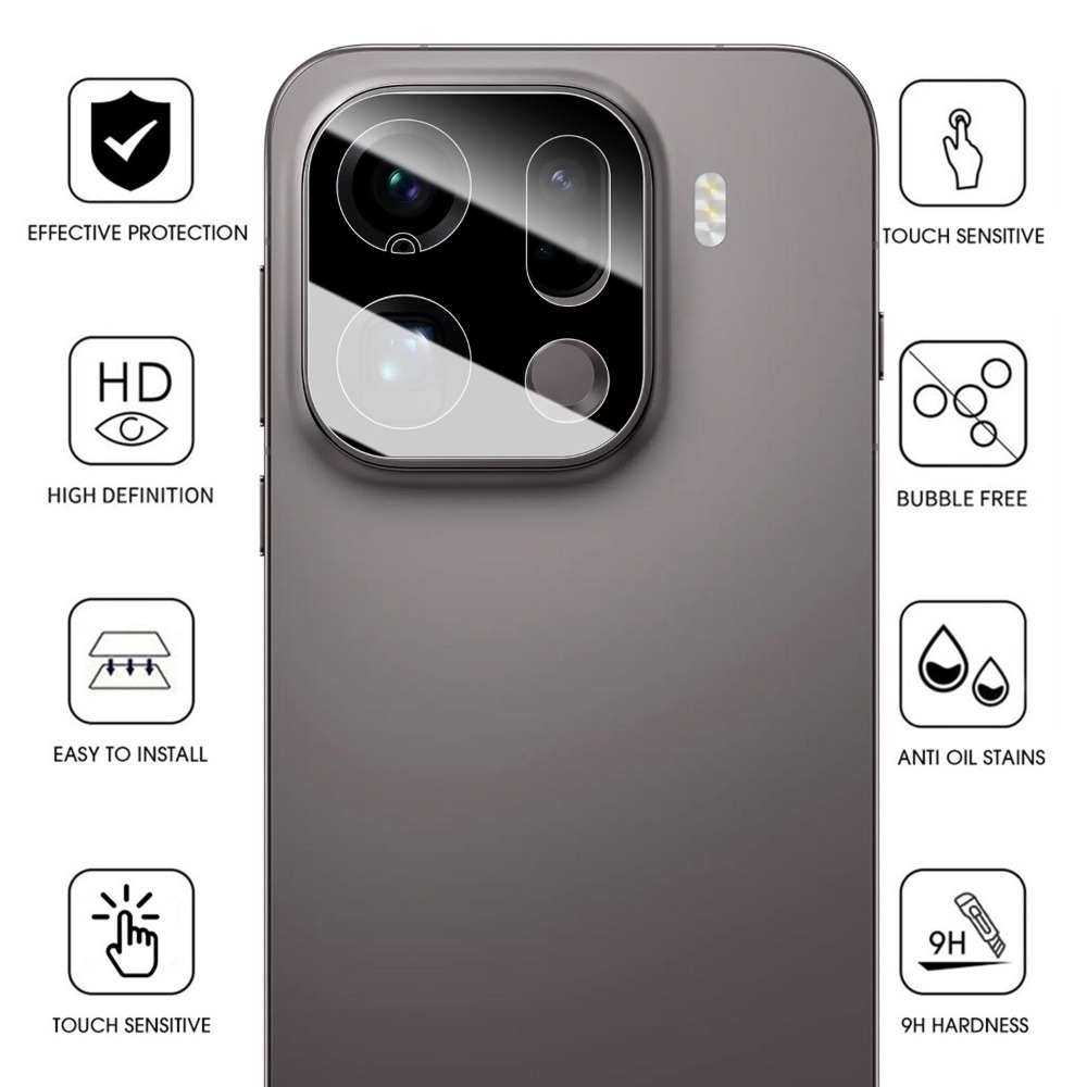 1-3PCS Tempered Glass Lens Cov - Photography Kit Oppo Find X9 Pro ulasan dan harga