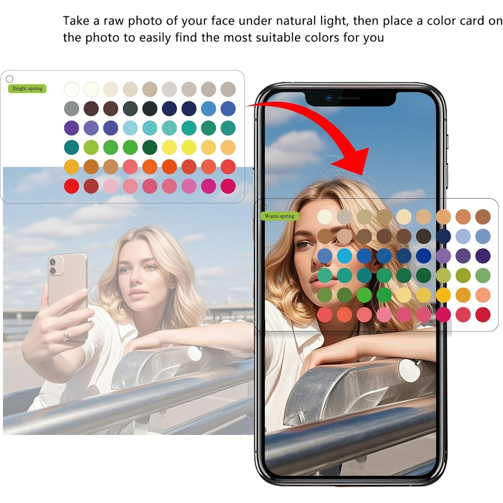 Deep Autumn Color Palette Card - Color Checker Card ulasan dan harga