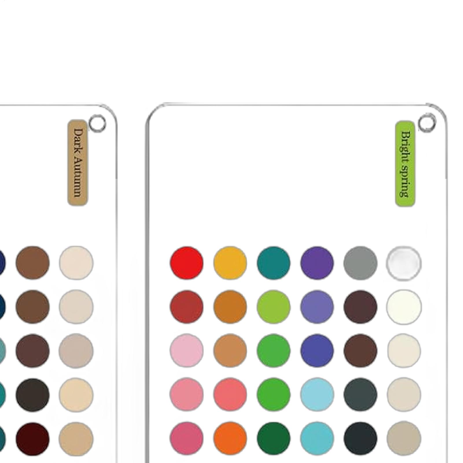 Deep Autumn Color Palette Card - Color Checker Card ulasan dan harga