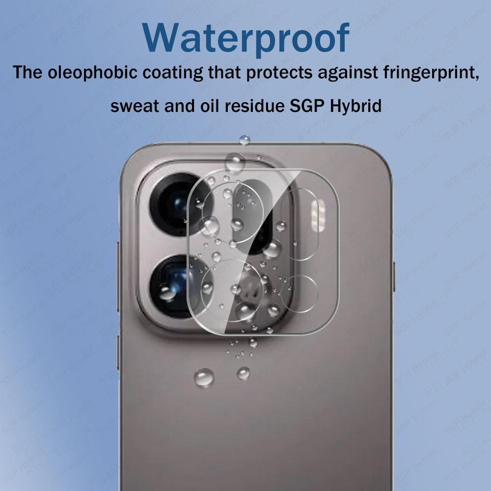 2Pcs 3D Clear Camera Glass Pro - Photography Kit Oppo Find X9 Pro ulasan dan harga