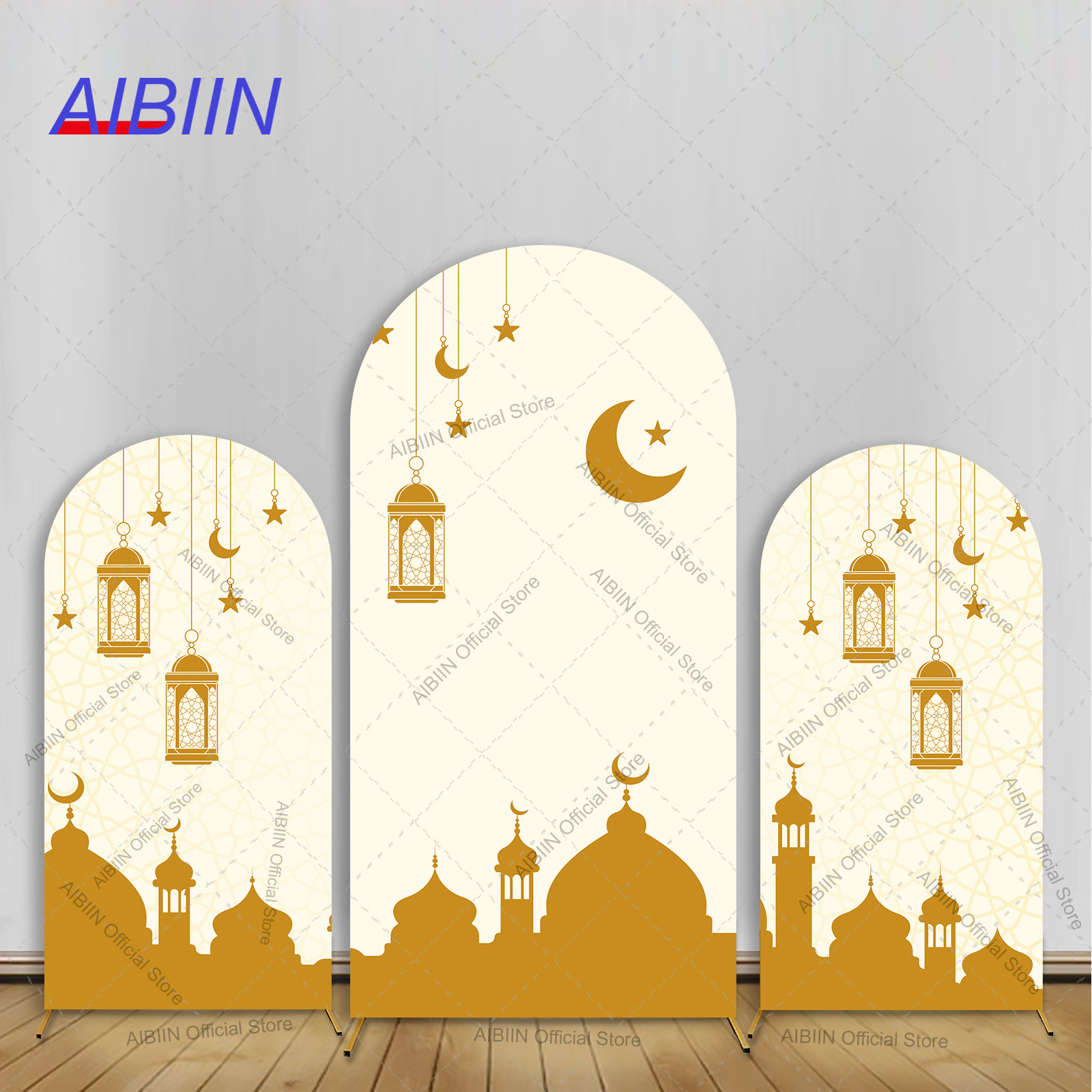 Eid Mubarak Ramadan Arch Backd - Photography Yellow ulasan dan harga