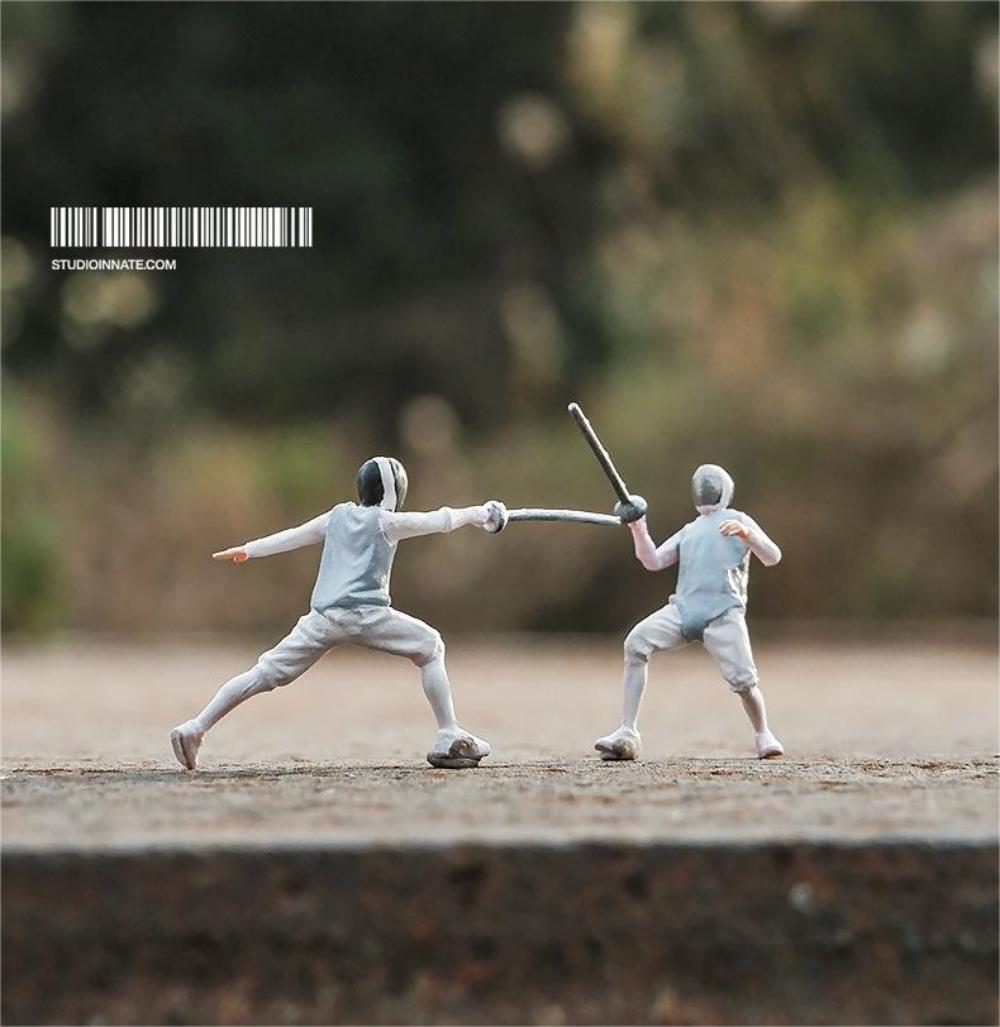Resin 3D Print  1/64 Fencing C - Photography Competition ulasan dan harga