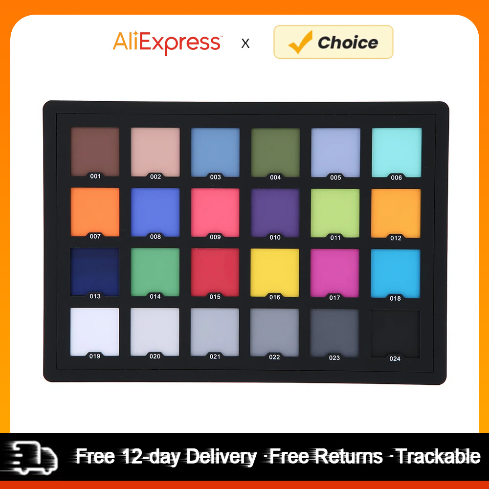 Professional 24 Color Card Tes - Color Checker Card ulasan dan harga