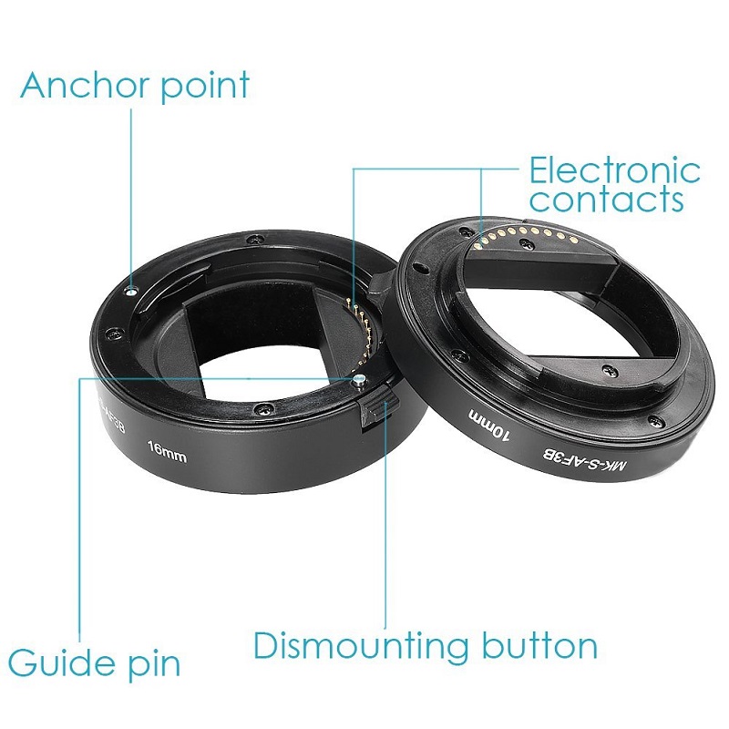 Meike Auto Focus Macro Extensi - Macro Extension Tube ulasan dan harga