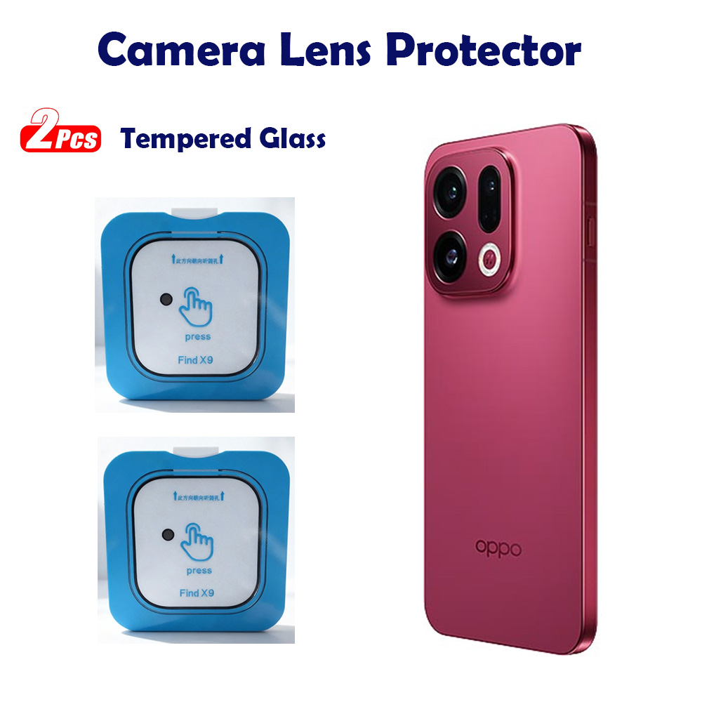 2pcs Tempered Glass Lens For O - Photography Kit Oppo Find X9 Pro ulasan dan harga