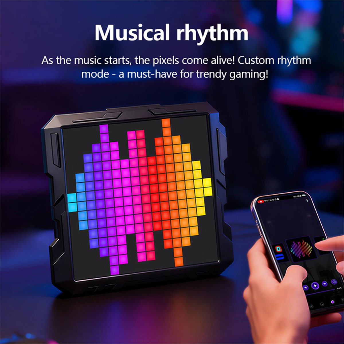 A72U Smart Digital Night Light - Pixel Art Led Panel ulasan dan harga