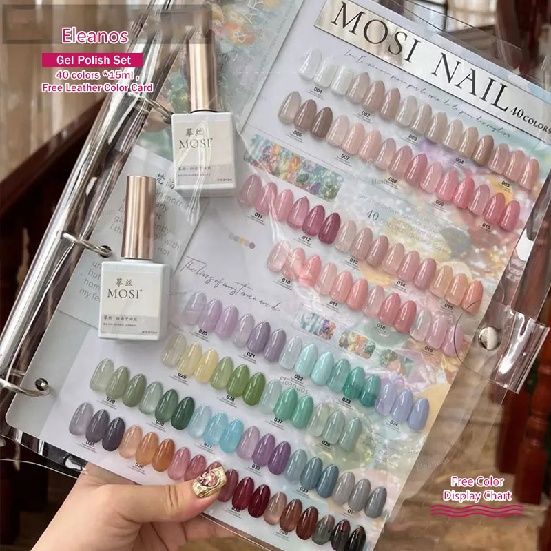 Eleanos 40 Colors 15ml Jelly G - Color Checker Card ulasan dan harga