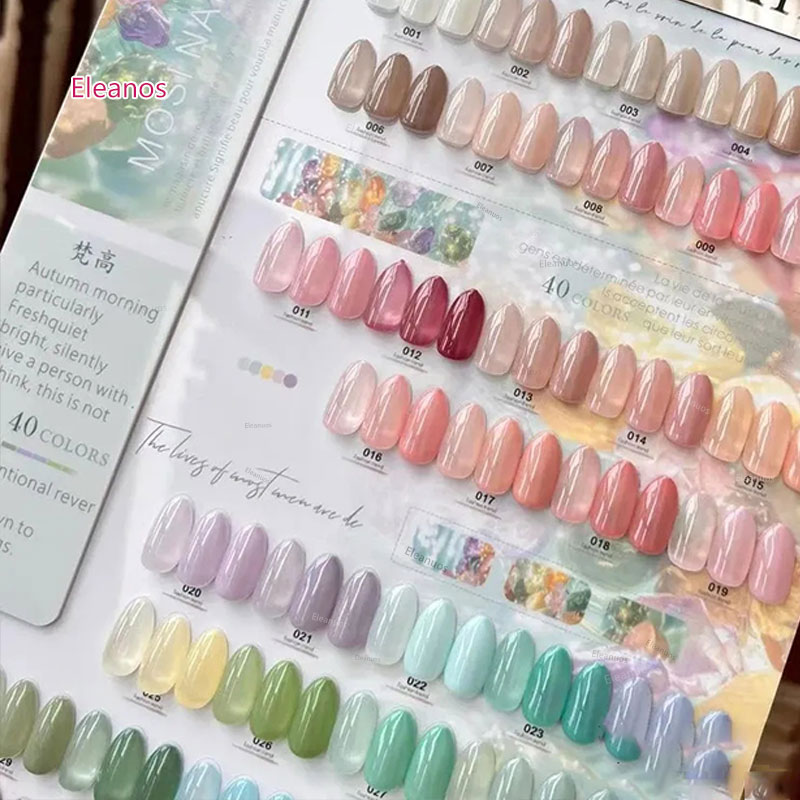 Eleanos 40 Colors 15ml Jelly G - Color Checker Card ulasan dan harga