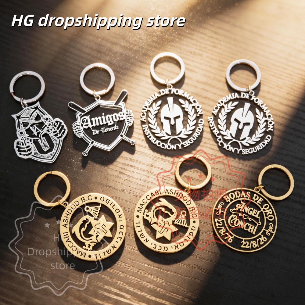 Personalized Logo Keychain Who - Photography Yellow ulasan dan harga