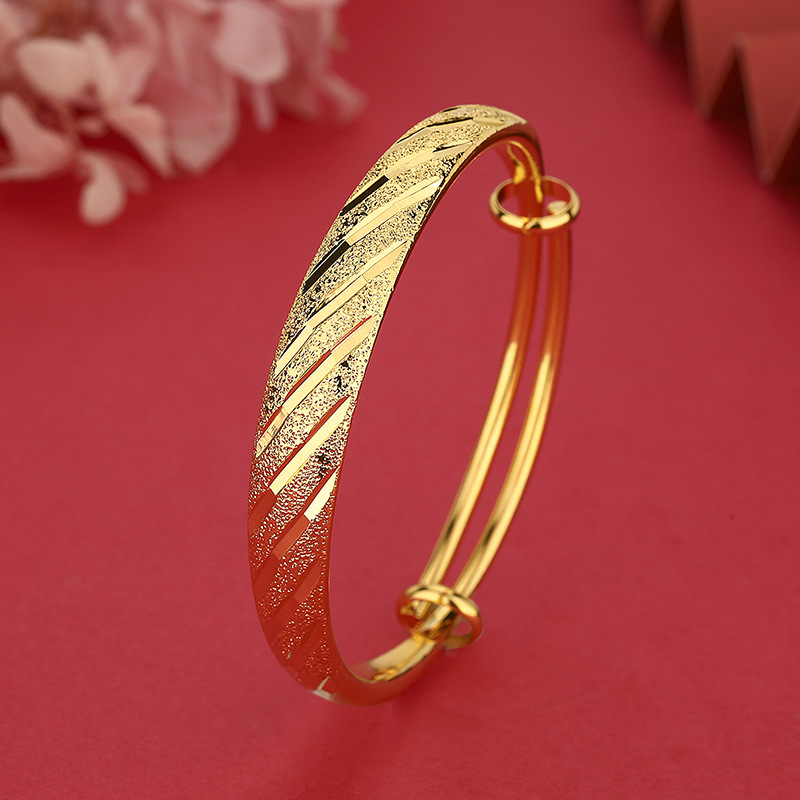 24K Gold Women's Wide Bangle | - Photography Yellow ulasan dan harga