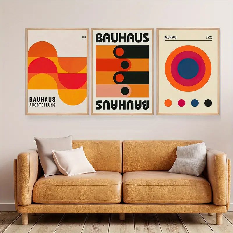3pcs/set Bauhaus Abstract Illu - Photography Course ulasan dan harga