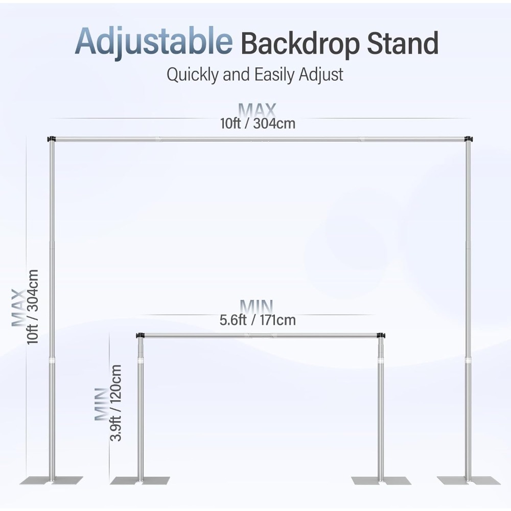 US Shipping Heavy Duty 10x10Ft - Backdrop Stand Kit ulasan dan harga