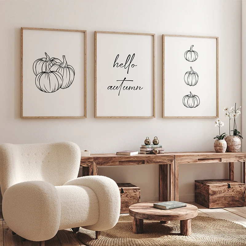 Set of 3 Pumpkin Minimalism Bl - Photography Course ulasan dan harga