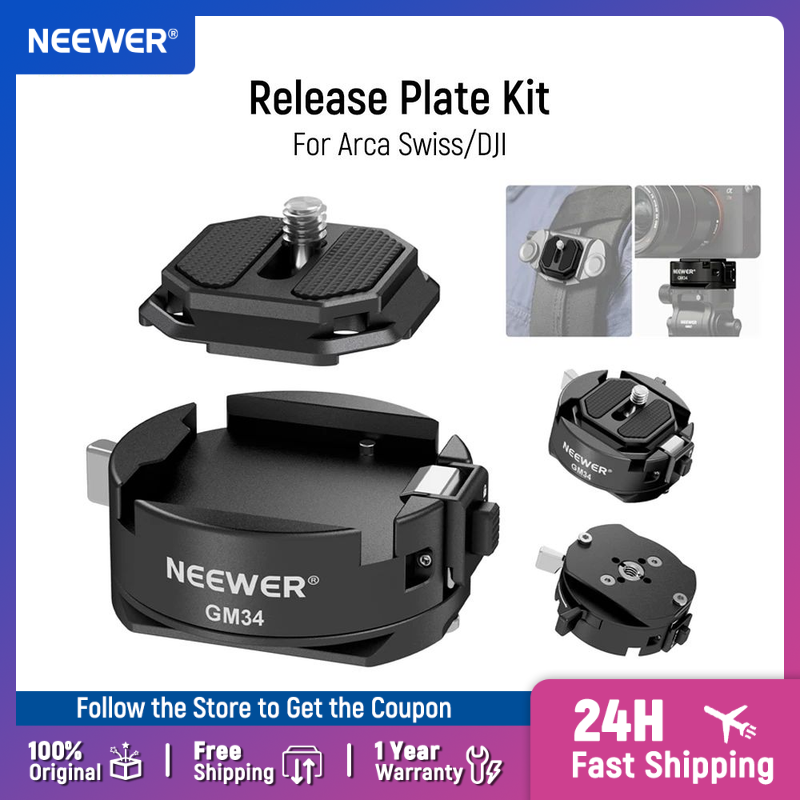 Neewer GM47 Quick Release Plat - Peak Design Clip ulasan dan harga