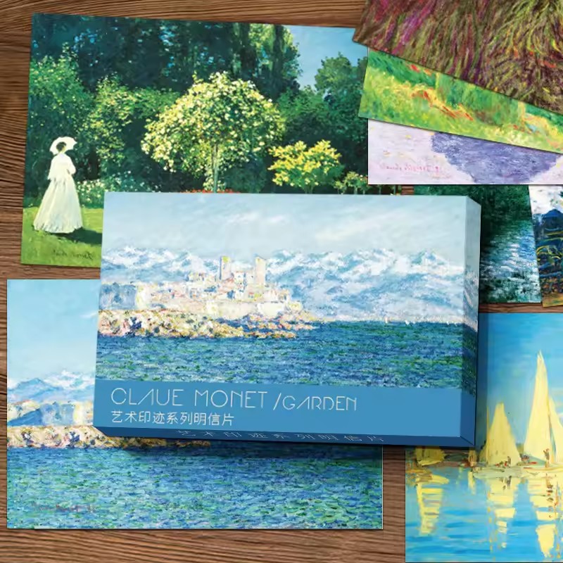 30 Sheets/Set Claude Monet Oil - Photography Course ulasan dan harga
