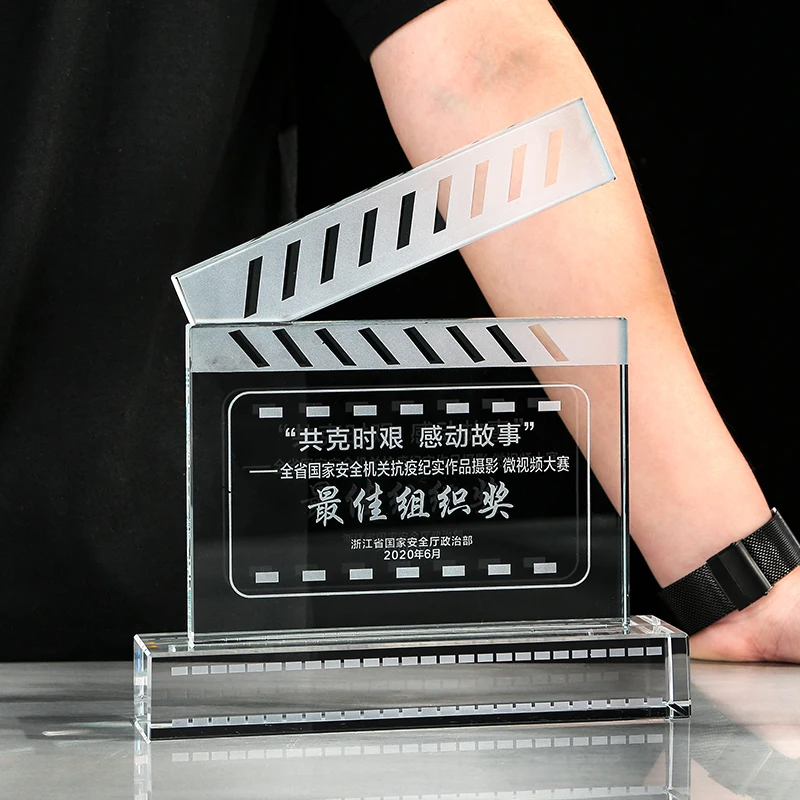Customized Crystal Trophy for  - Photography Competition ulasan dan harga