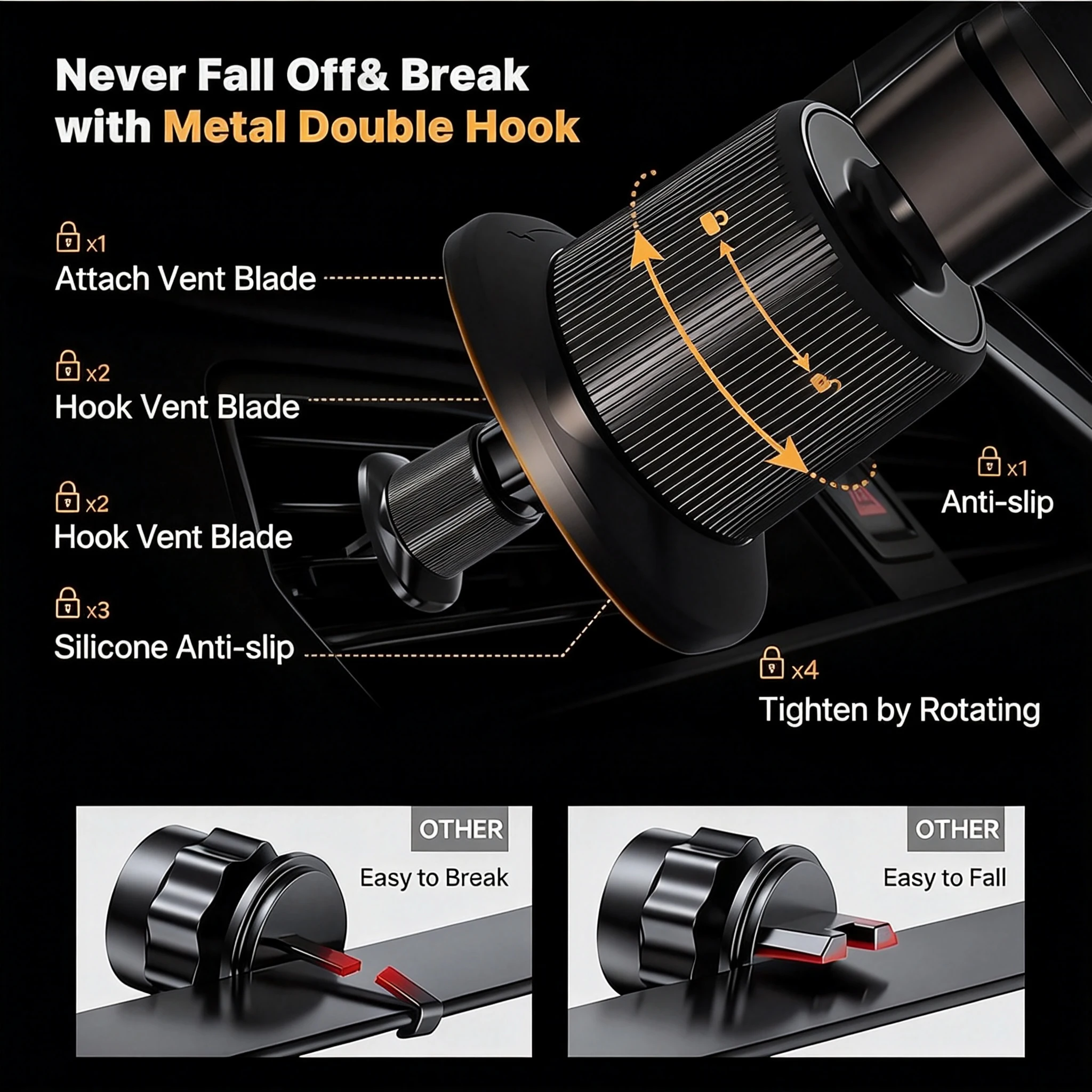 Car Phone Mount (with Metal Ho - Peak Design Clip ulasan dan harga