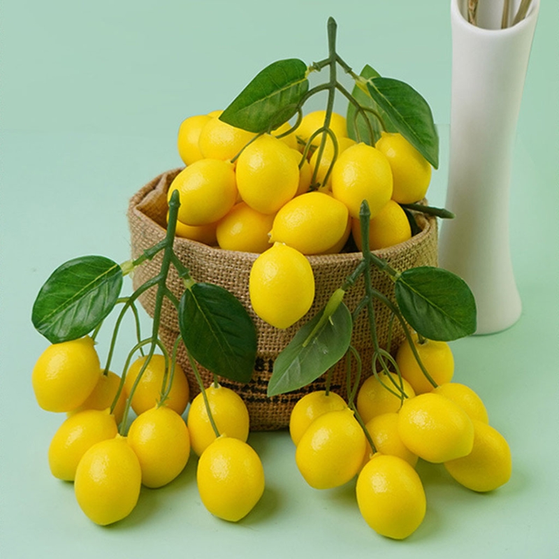 Artificial Lemons String, Vivi - Photography Yellow ulasan dan harga