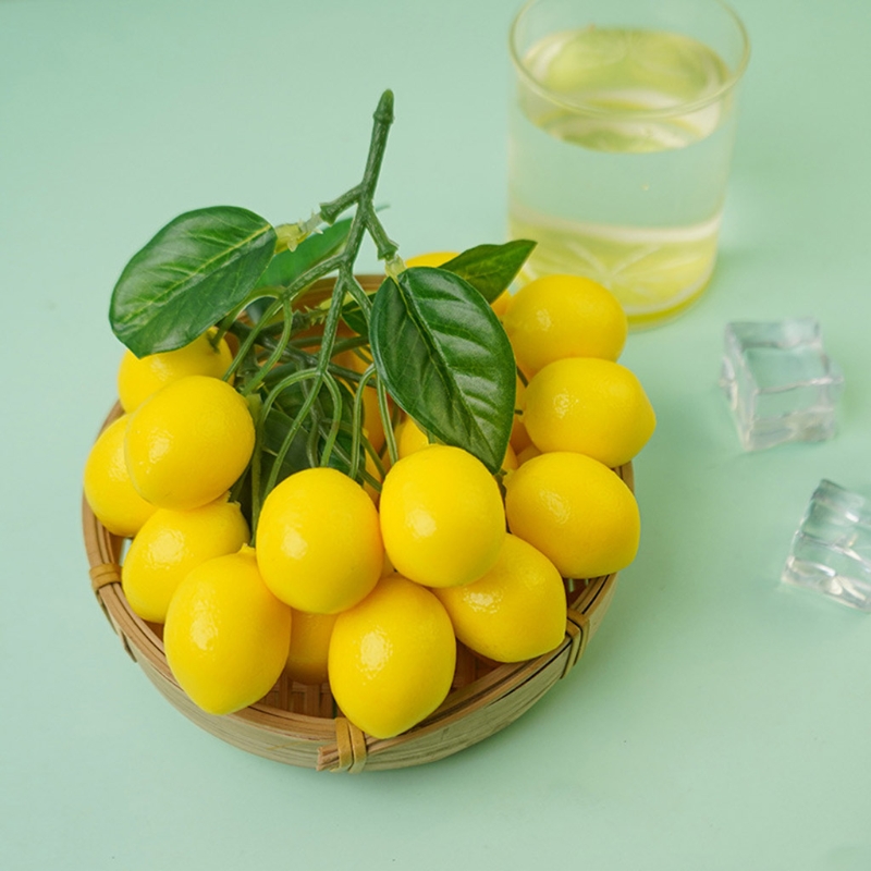 Artificial Lemons String, Vivi - Photography Yellow ulasan dan harga