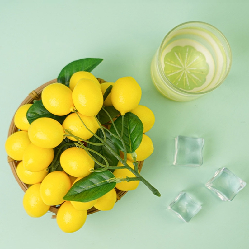Artificial Lemons String, Vivi - Photography Yellow ulasan dan harga