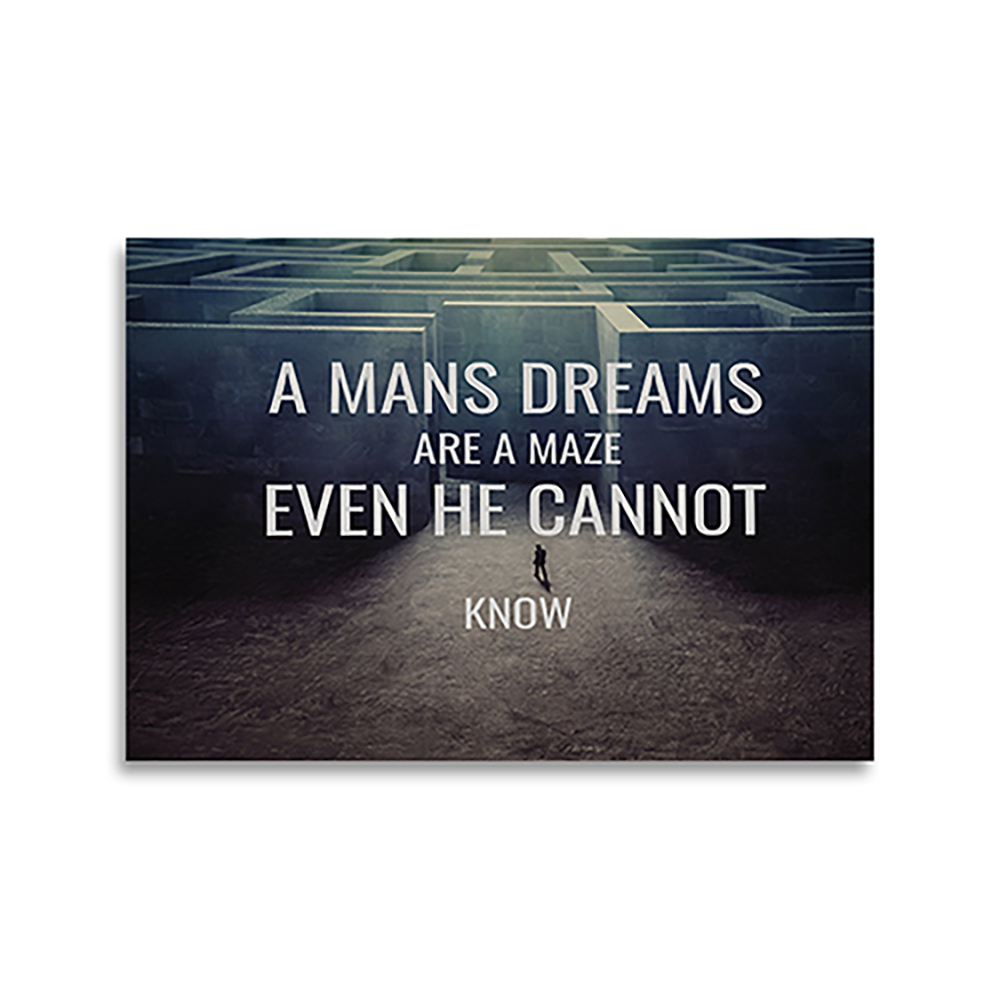 Motivational Canvas Art A Man' - Photography Quotes ulasan dan harga