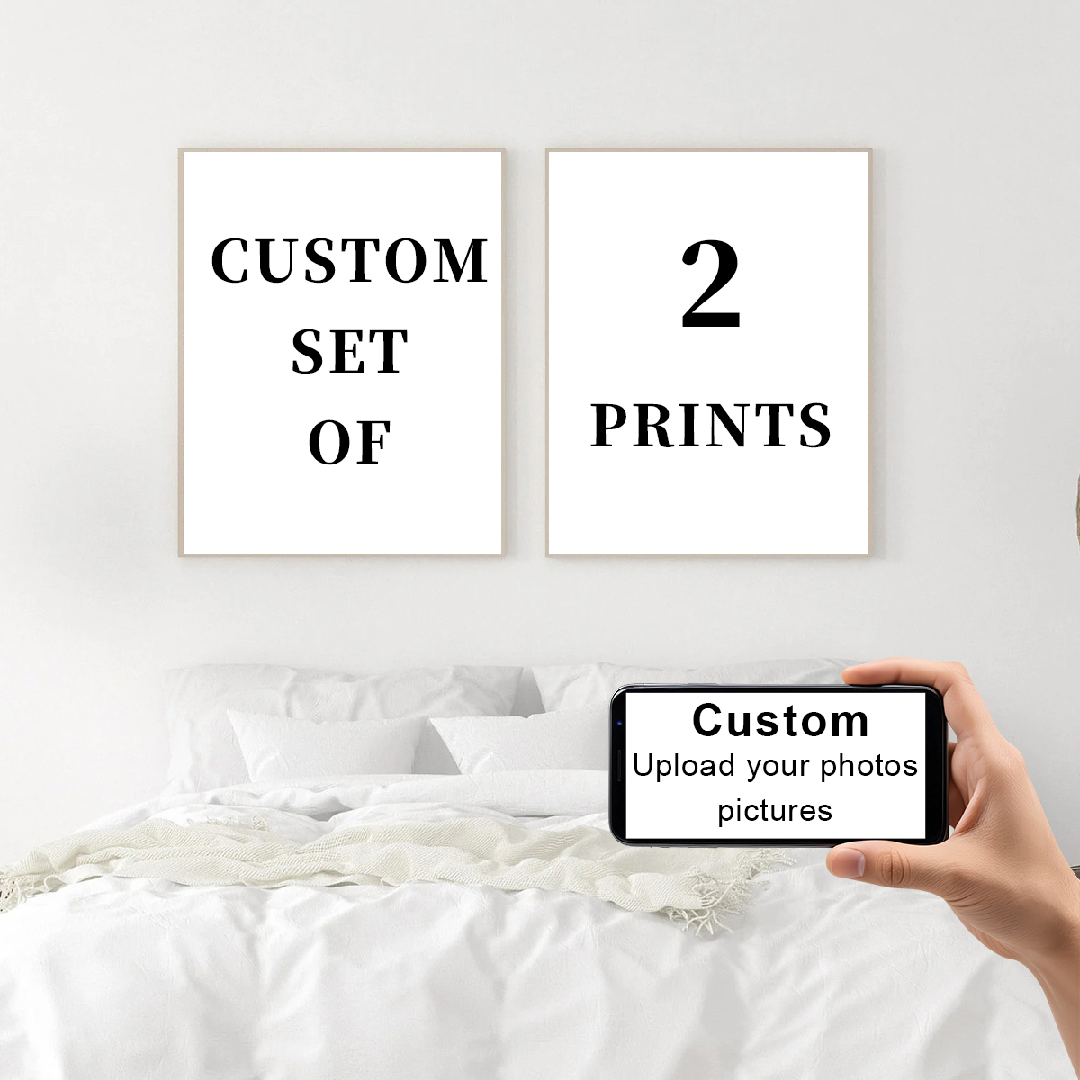 2pcs/set Custom Canvas Prints  - Photography Course ulasan dan harga