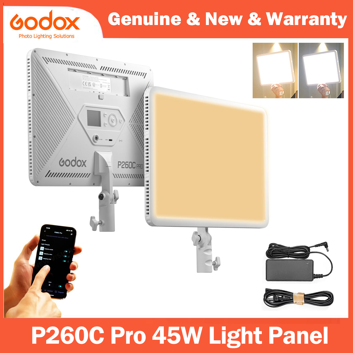 Godox P260C Pro LED Video Ligh - Pixel Art Led Panel ulasan dan harga