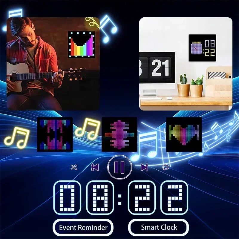 LED Pixel Display APP Control  - Pixel Art Led Panel ulasan dan harga