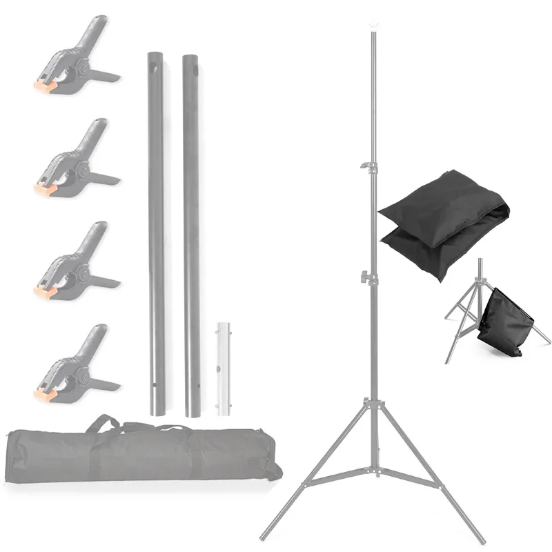 Lightdow Photography Weight Cl - Backdrop Stand Kit ulasan dan harga