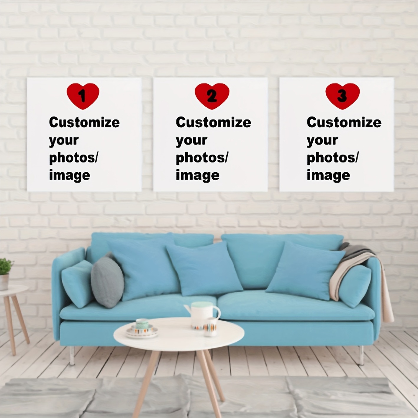 3pcs/set Custom Square Canvas  - Photography Course ulasan dan harga