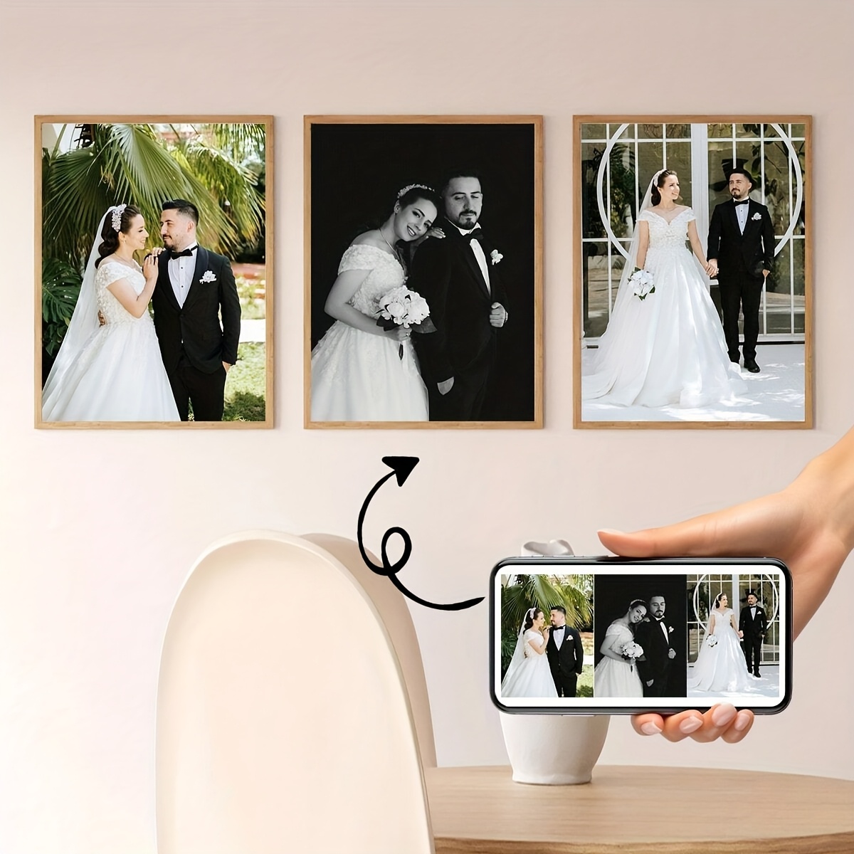 3pcs/set Custom Square Canvas  - Photography Course ulasan dan harga