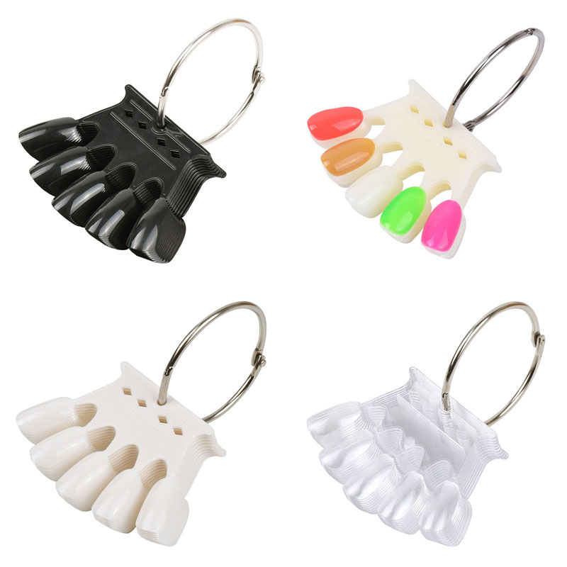 4Colors False Nail Tips Displa - Color Checker Card ulasan dan harga