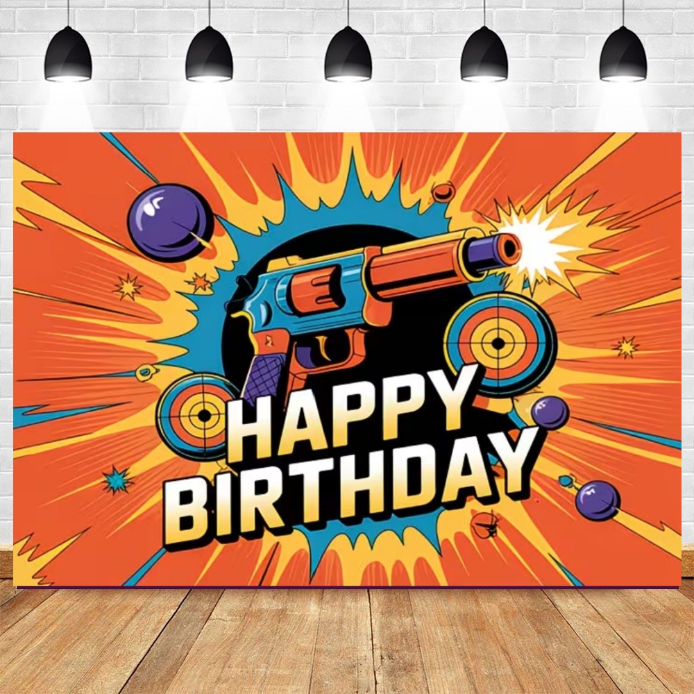 Nerf Gun Theme Birthday Party  - Photography Competition ulasan dan harga