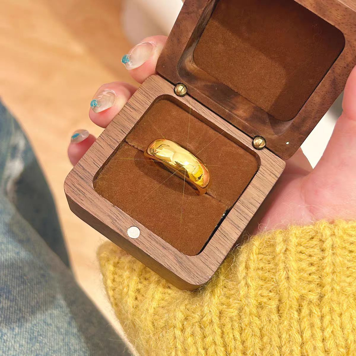 AU999 24K Gold Women's Bread C - Photography Yellow ulasan dan harga