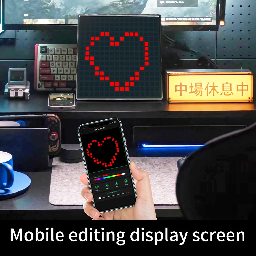 NEW 64x64 LED Pixel Display Sm - Pixel Art Led Panel ulasan dan harga
