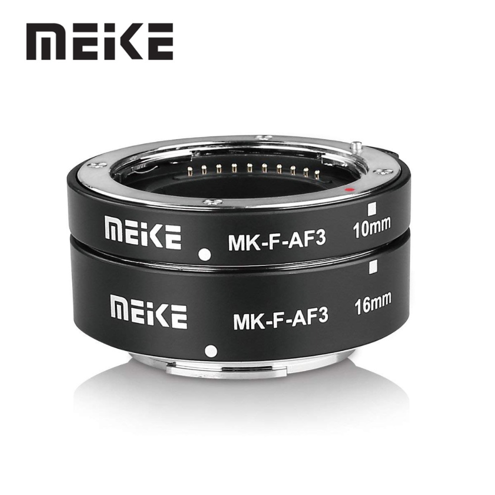 Meike MK-F-AF3 Metal Auto Focu - Macro Extension Tube ulasan dan harga