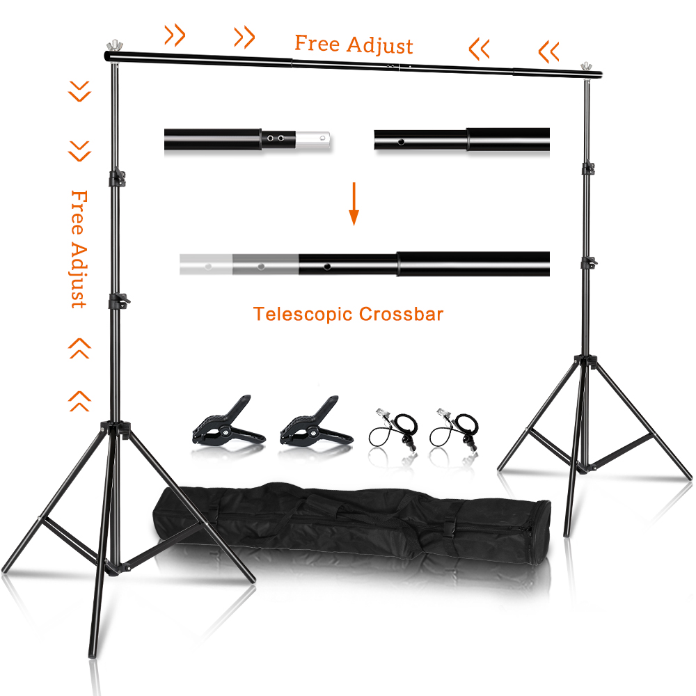 Photo Studio Background Photog - Backdrop Stand Kit ulasan dan harga