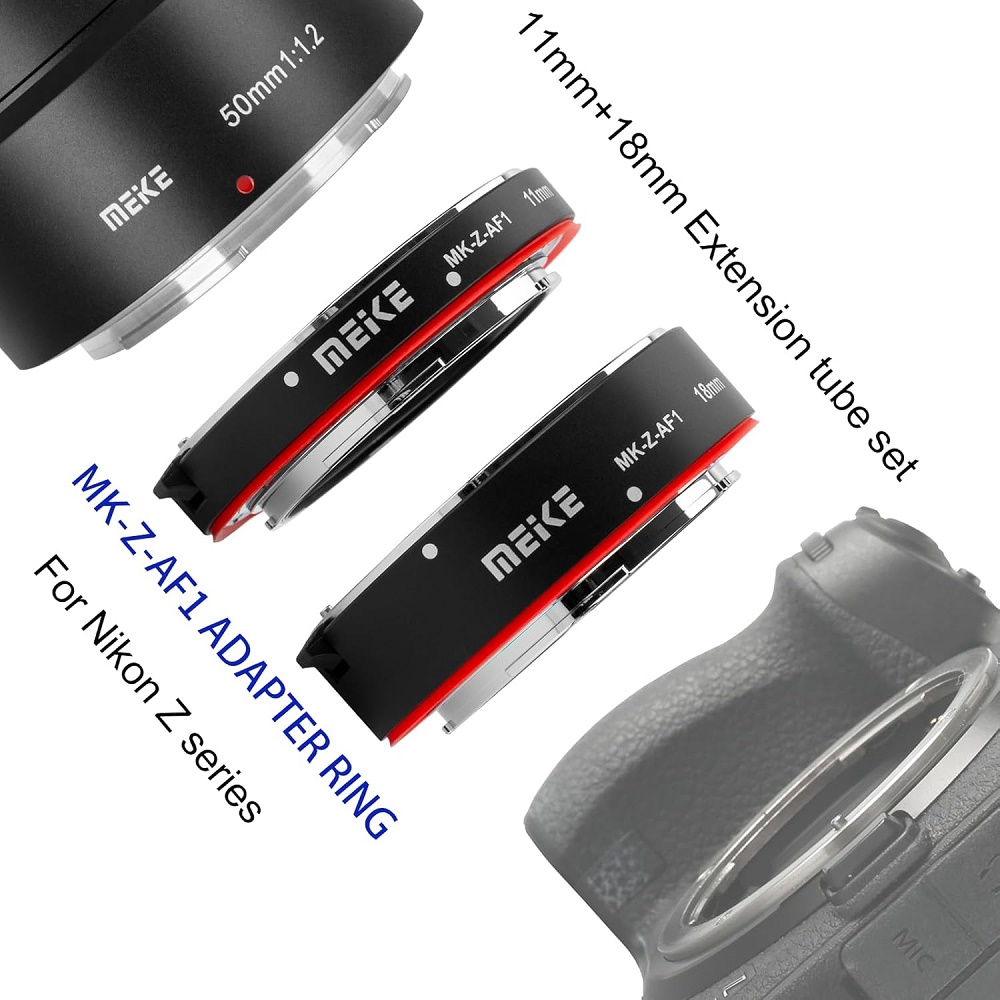 Meike MK-Z-AF1 Metal Auto Focu - Macro Extension Tube ulasan dan harga
